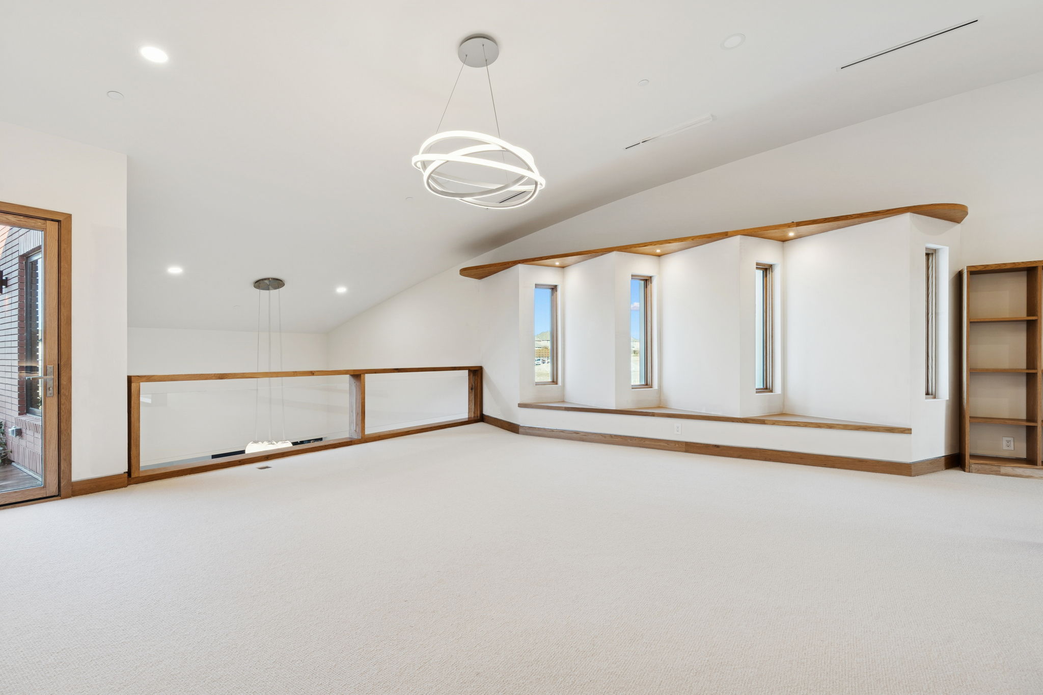 14867 Little Bluestem Ln - upper loft with modern chandelier